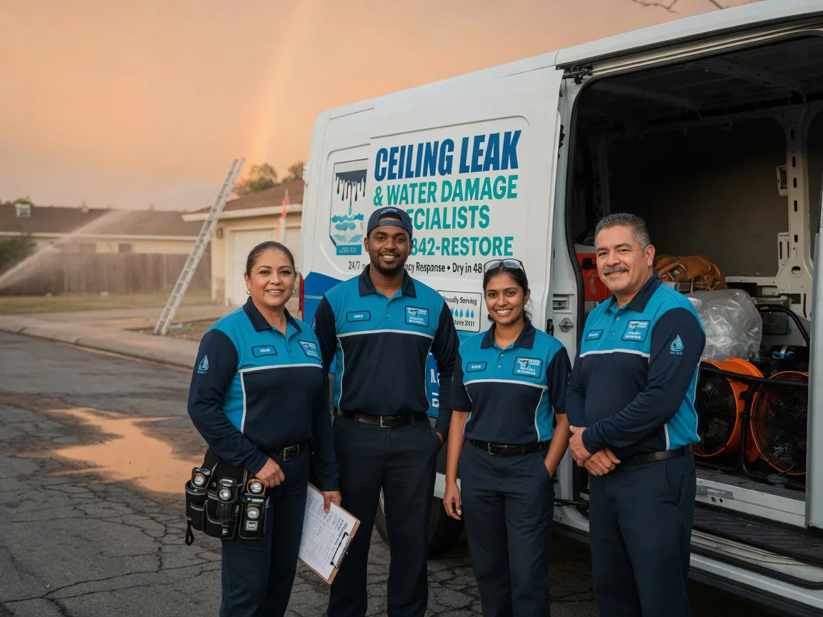 Ceiling Leak Cleanup company in Woodland, PA