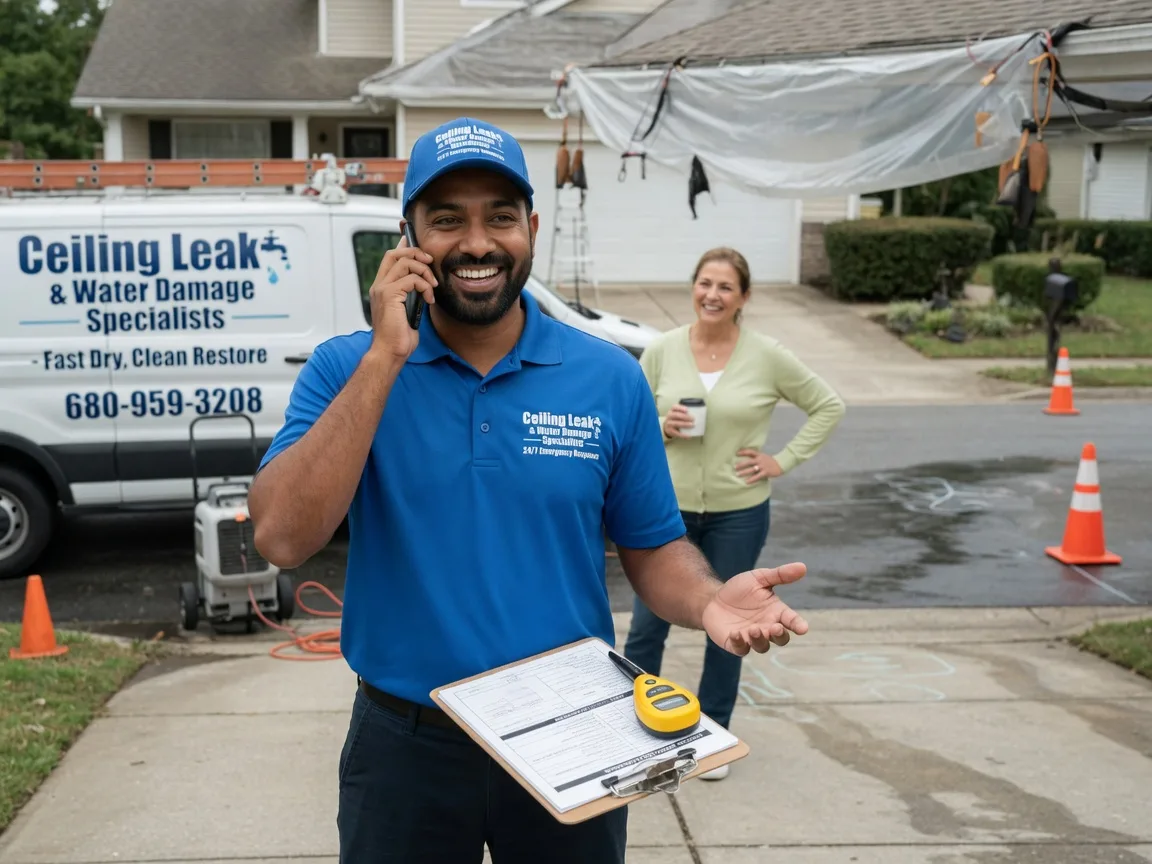 Ceiling Leak Cleanup Woodland, PA FAQs