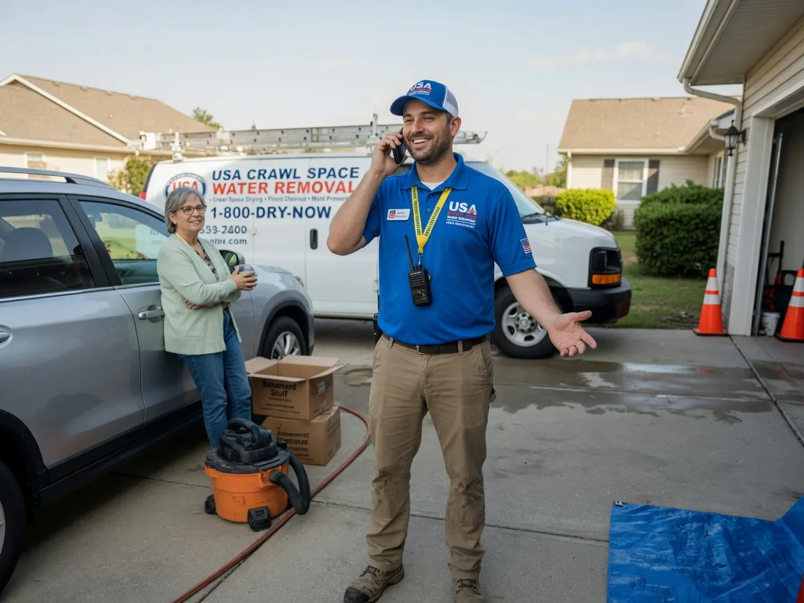 Crawl Space Water Removal Woodland, PA FAQs